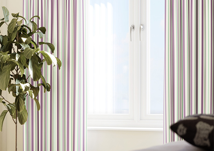 The British Stripe Co. George, Blackpool No.1 - Made to Measure Curtains - Image 5